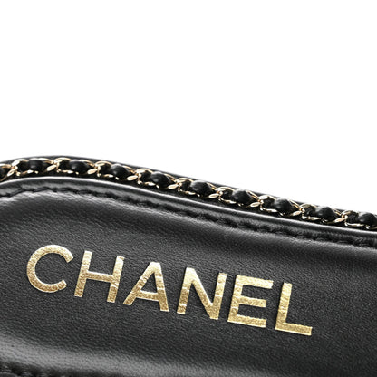 Chanel Wool Alpaca Chain CC Women's Shoes