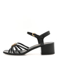 Lambskin Crystal CC Sandals White