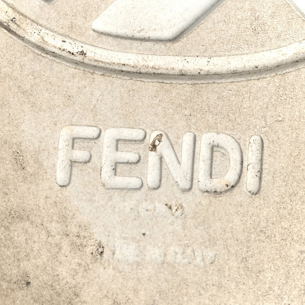 Fendi Fabric Women's FF Rise Low Top Sneakers 36.5 Tobacco Black