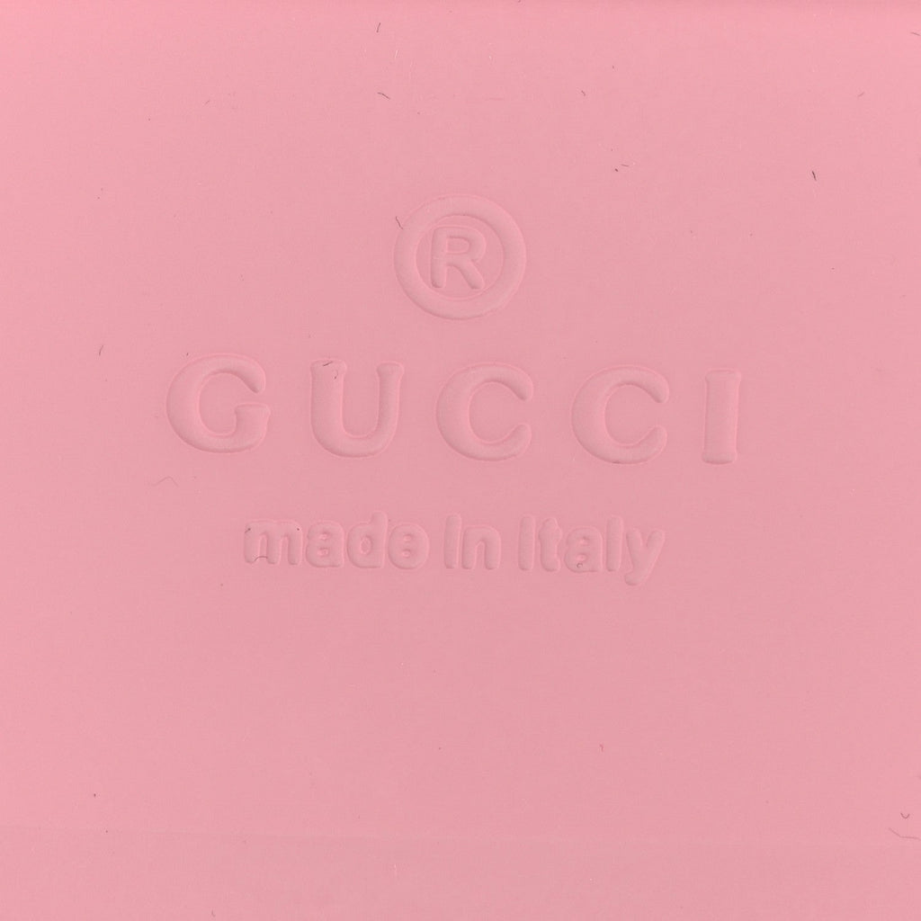 Gucci Rubber Women's Isla Double G Dad Sandals 42 Wild Rose