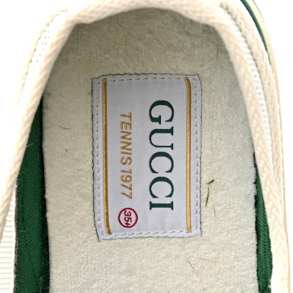 Gucci Mesh Women's Tennis 1977 Sneakers 35.5 Mystic White