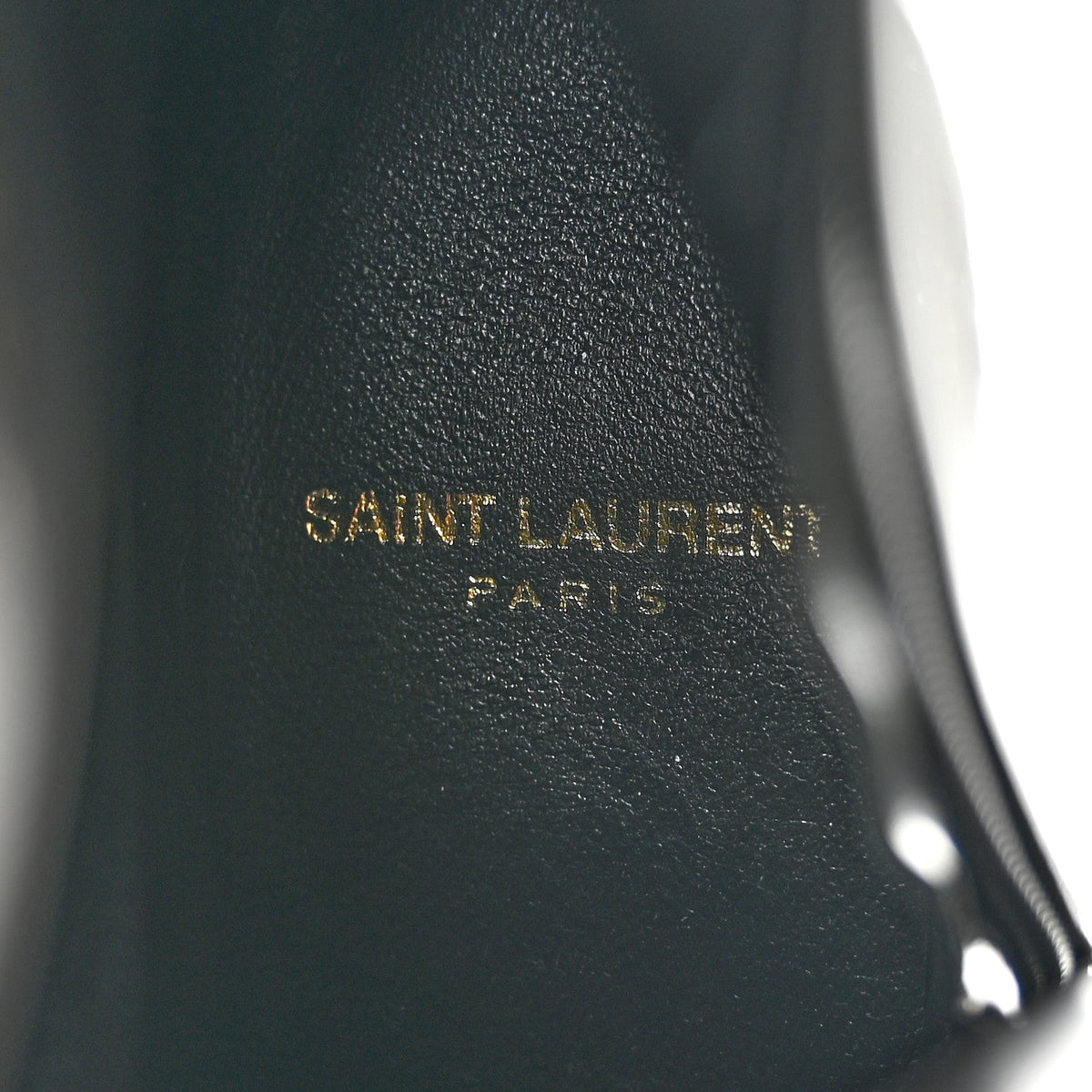 Saint Laurent Calfskin Women's Marilyn Betty 70 Ankle Zip Boots 35 Black