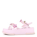 Louis Vuitton Calfskin Women's LV X TM Maya Flatform Sandals 40 Light Pink