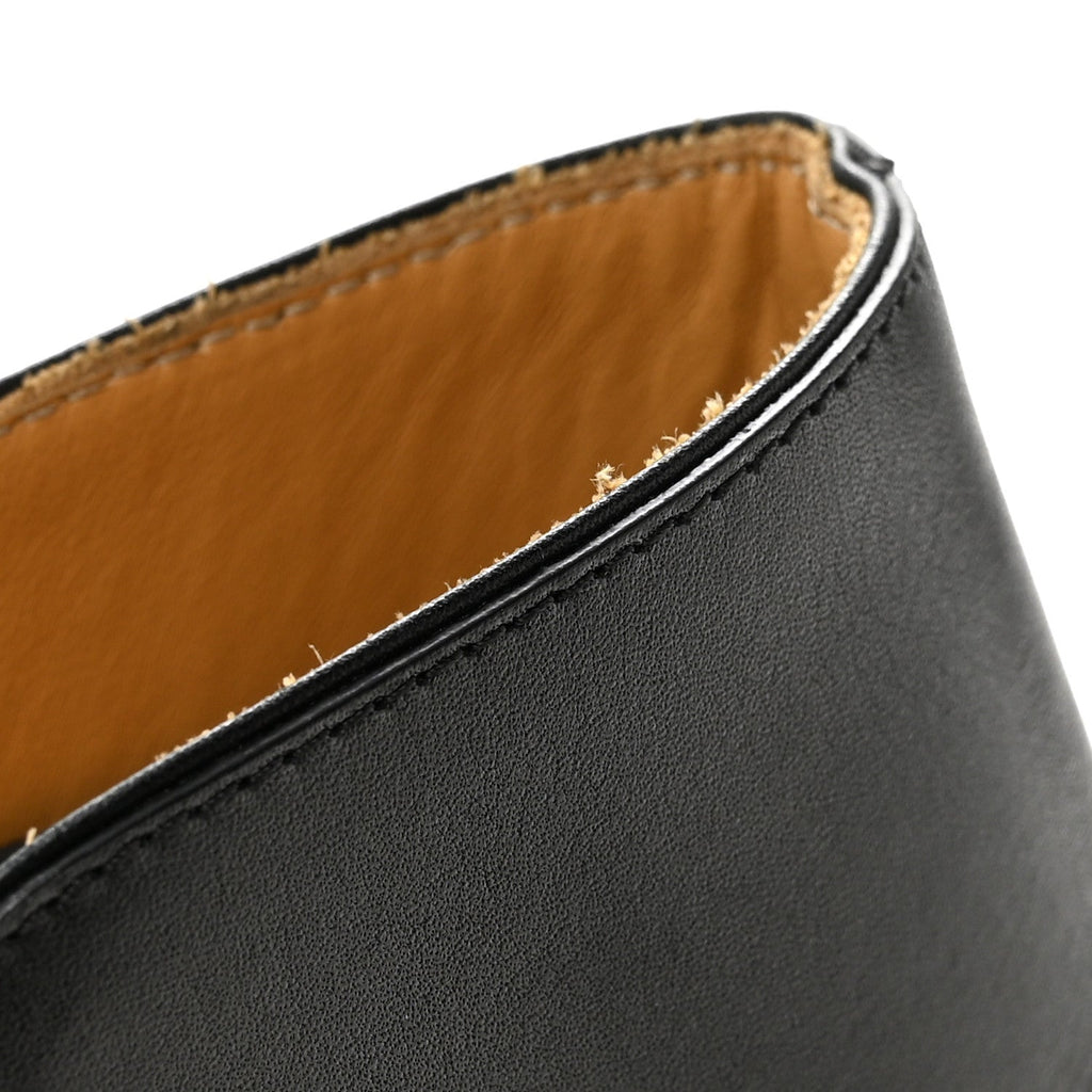 Hermes Calfskin Veo Kelly Men's Ankle Boots Black