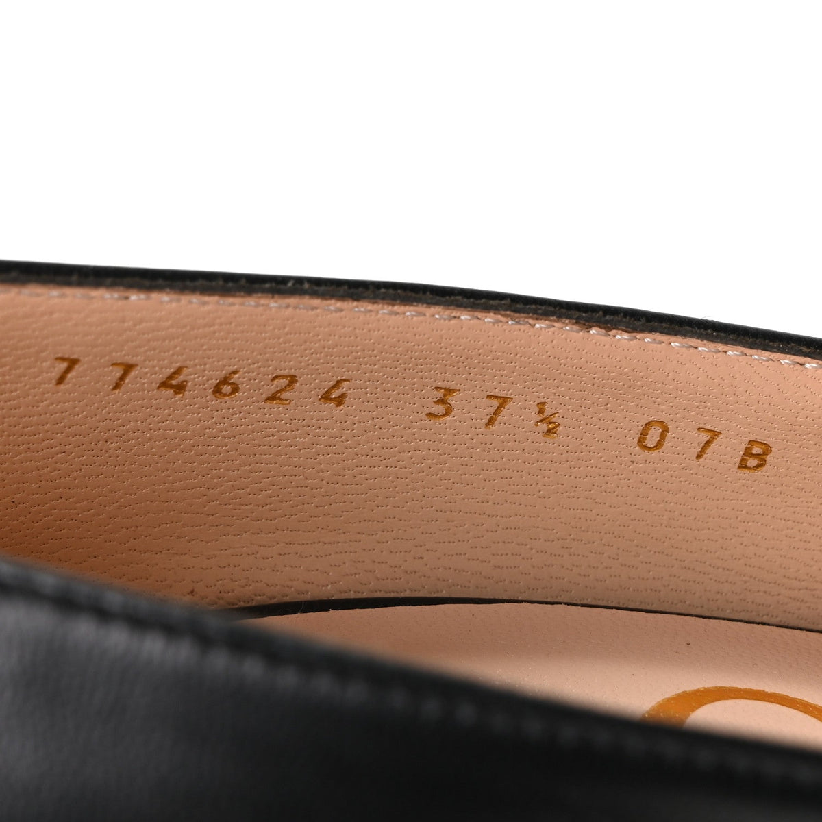 Gucci Kidskin Women's Horsebit 75mm Pumps 37.5 Black