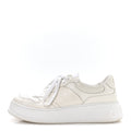 Gucci Calfskin Men's GG Tennis Interlocking G 55mm Sneakers 9.5 White