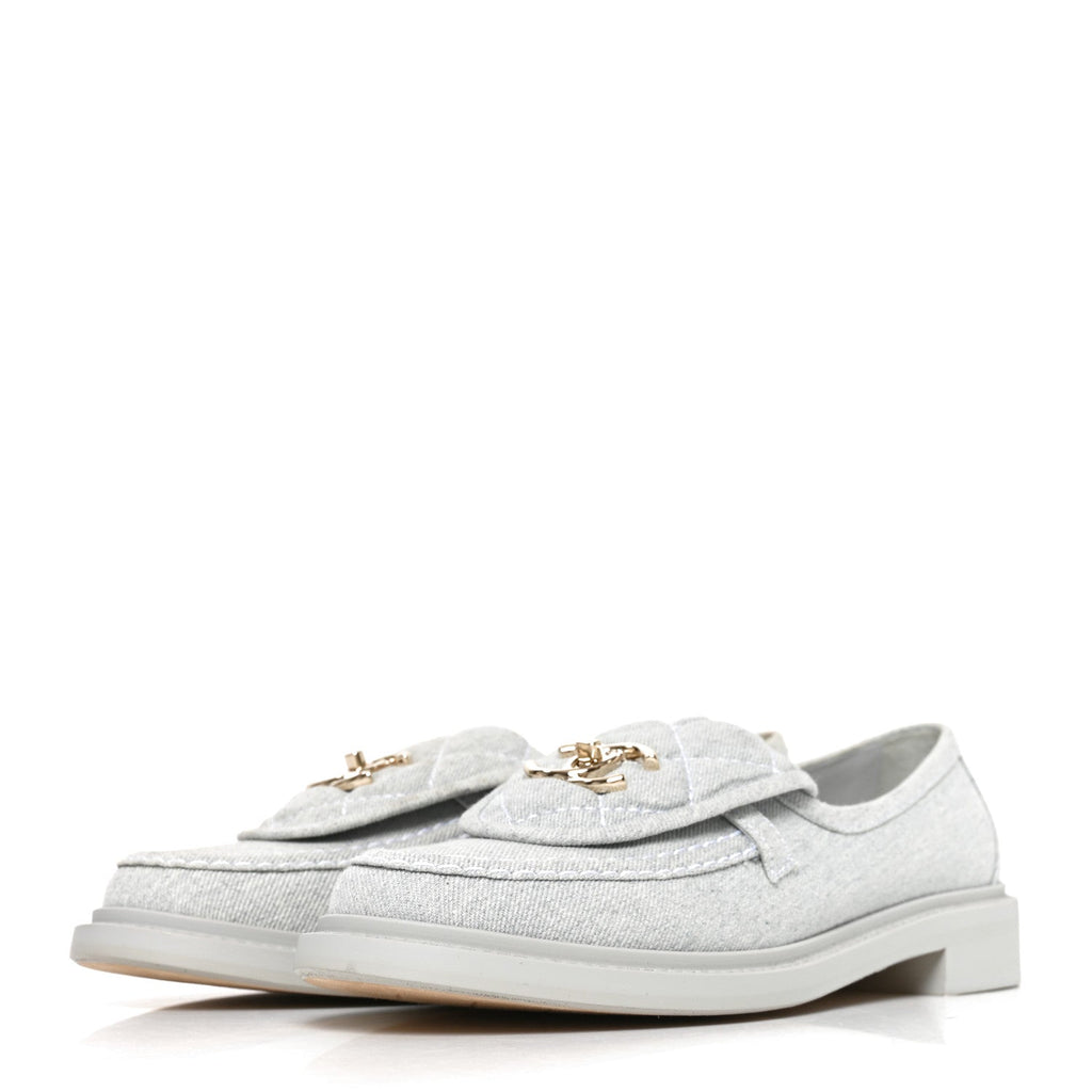 Chanel Denim CC Turnlock Women's Shoes