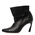 Jimmy Choo Nappa Calfskin Women's Cacia 85 Ankle Boots 38 Black