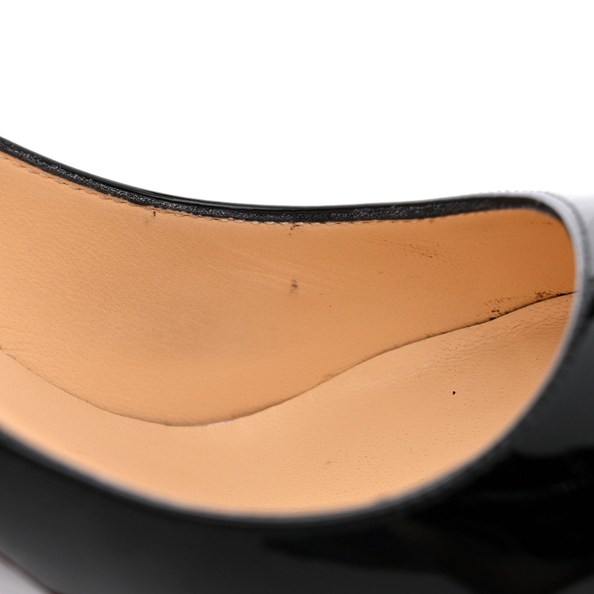 Christian Louboutin Patent Calfskin Highness 160 Women's Platform Pumps 38 Black