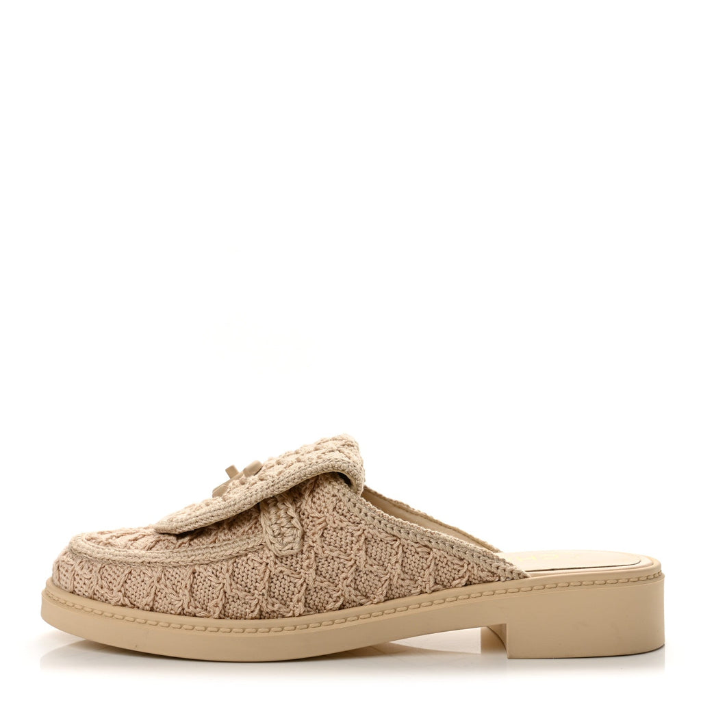 Chanel Quilted CC Turnlock Women's Mules