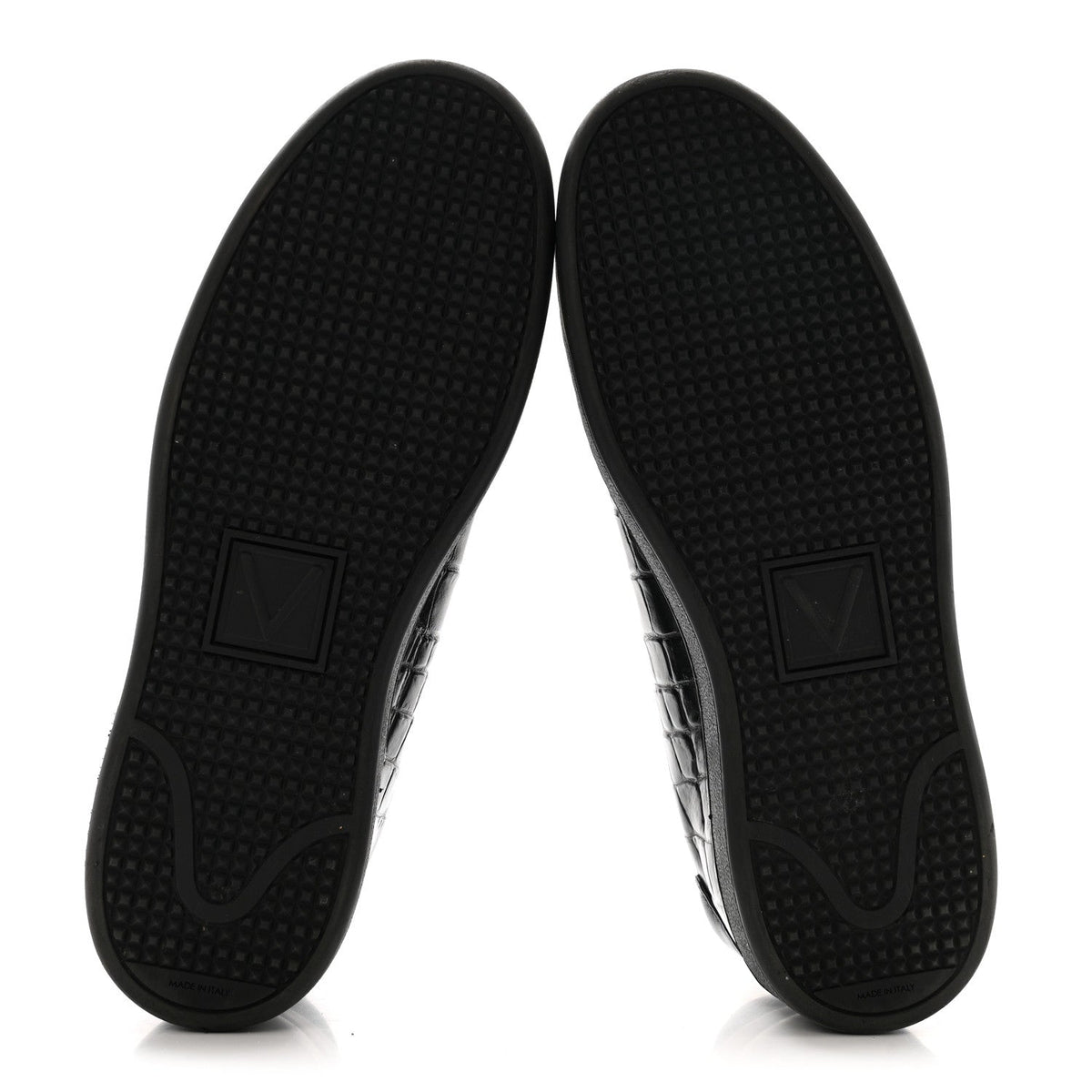 Louis Vuitton Calfskin Men's Frontrow Sneakers 8 Black