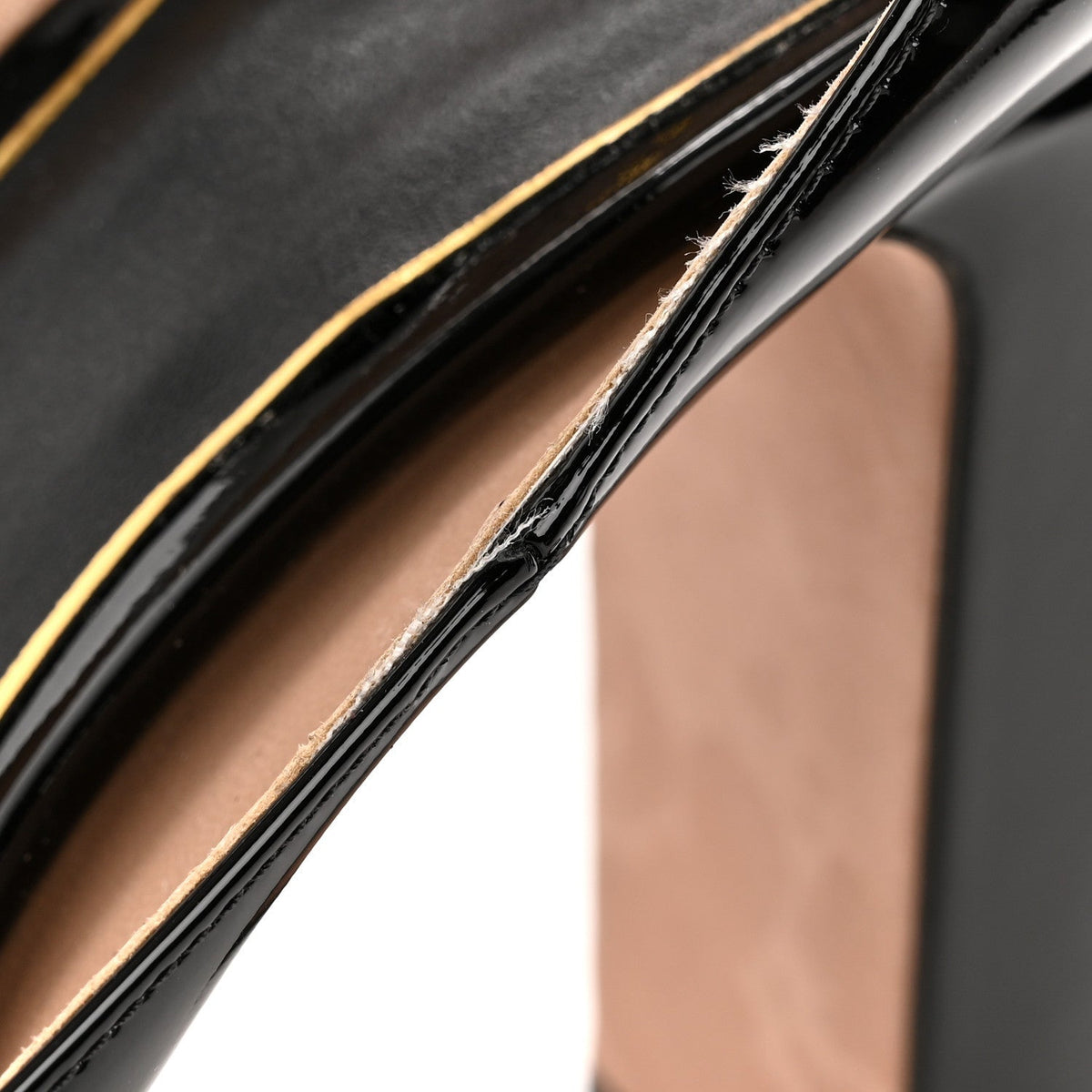 Valentino Garavani Patent Women's Tan-Go 155mm Platform Pumps 41 Black