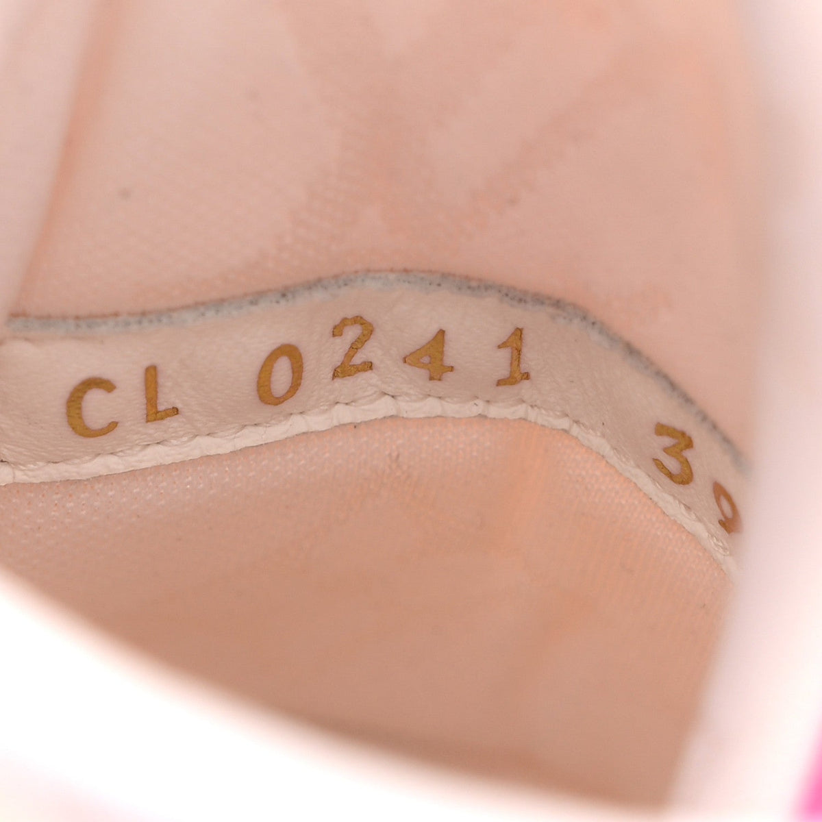 Louis Vuitton Calfskin Nylon Mesh Women's Boombox Sneakers 39 White Pink