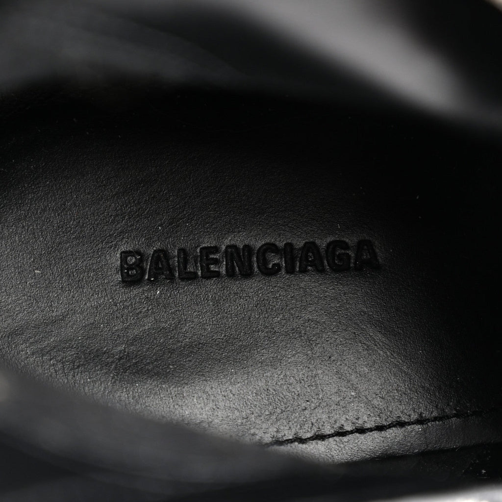 Balenciaga Agneau Arena Women's Spiked Cagole 90mm Boots 35 Black