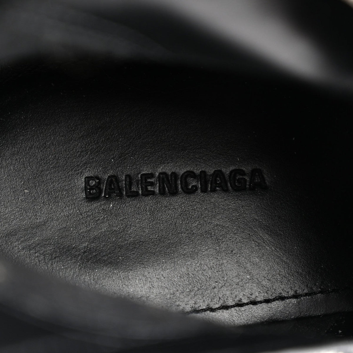 Balenciaga Agneau Arena Women's Spiked Cagole 90mm Boots 35 Black