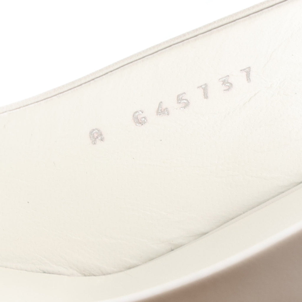 Chanel Goatskin Grosgrain CC Pointed Women's Slingback Pumps
