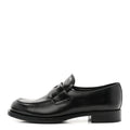 Prada Spazzolato Women's Loafers 40.5 Black