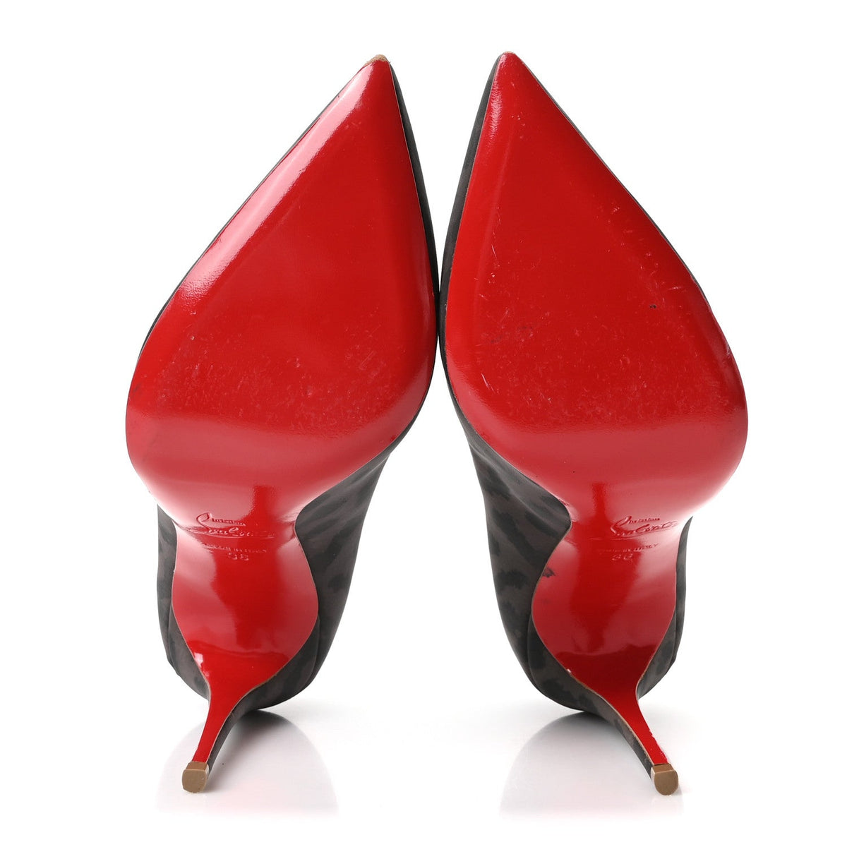 Christian Louboutin Nylon Women's Pigalle Follies 100 Pumps 36 Multi