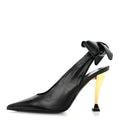 Givenchy Calfskin Women's Beauw Slingback Pumps 36.5 Black