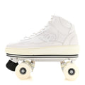Calfskin Roller Skates White