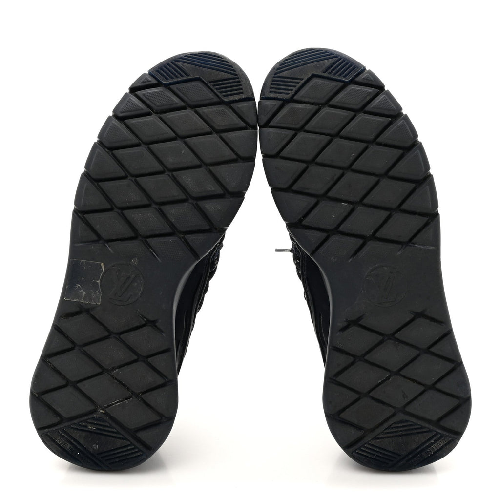 Louis Vuitton Neoprene Mesh Men's Fastlane Sneakers 37 Marine