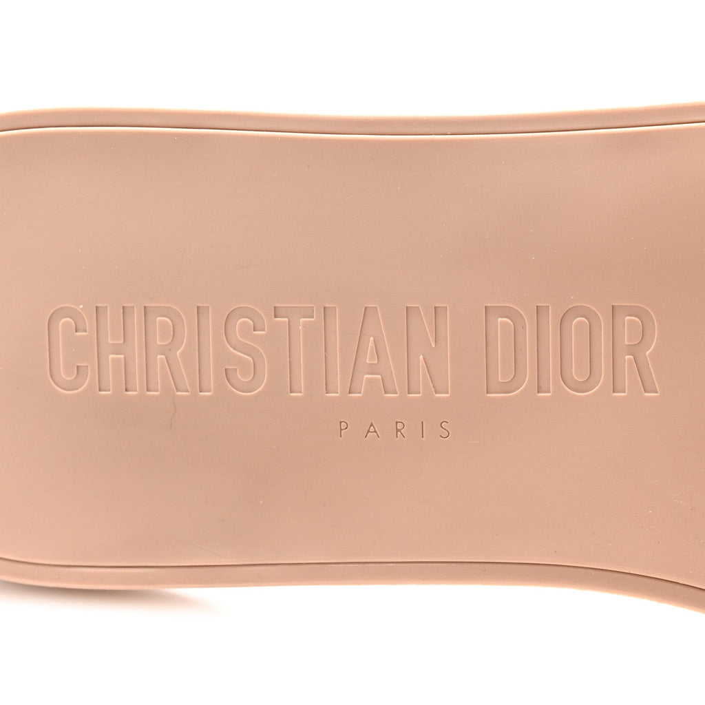 Christian Dior Canvas Women's Dior(e)volution Mule Sandals 41 Nude