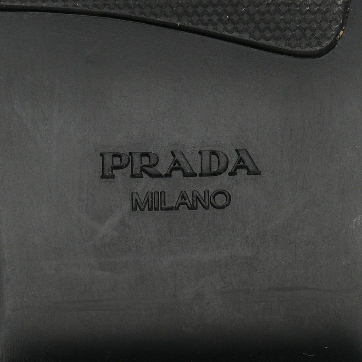 Prada Spazzolato Calfskin Women's Derby Platform Loafers 37 Black