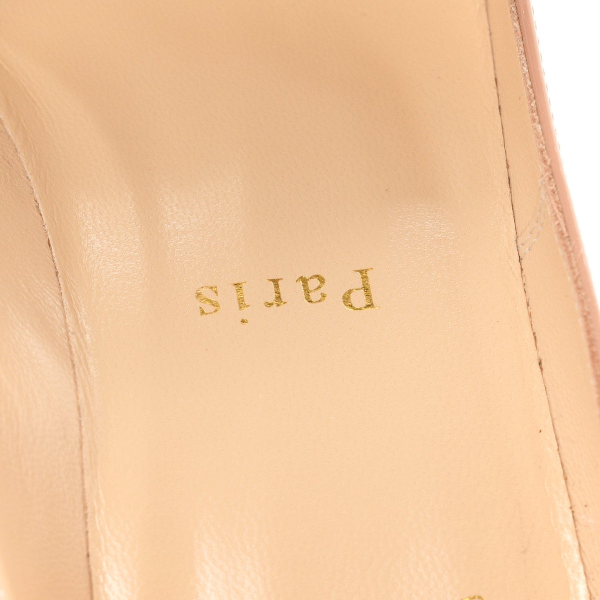 Christian Louboutin Patent Women's New Very Prive 120 Pumps 36 Nude