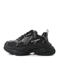 Balenciaga Technical Fabric Men's Triple S Sneakers 40 Black White