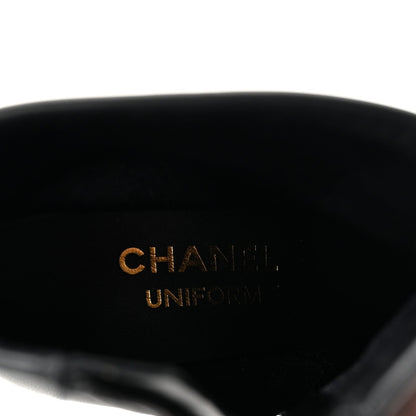 Chanel Stretch Lambskin Cap Toe CC Women's Boots