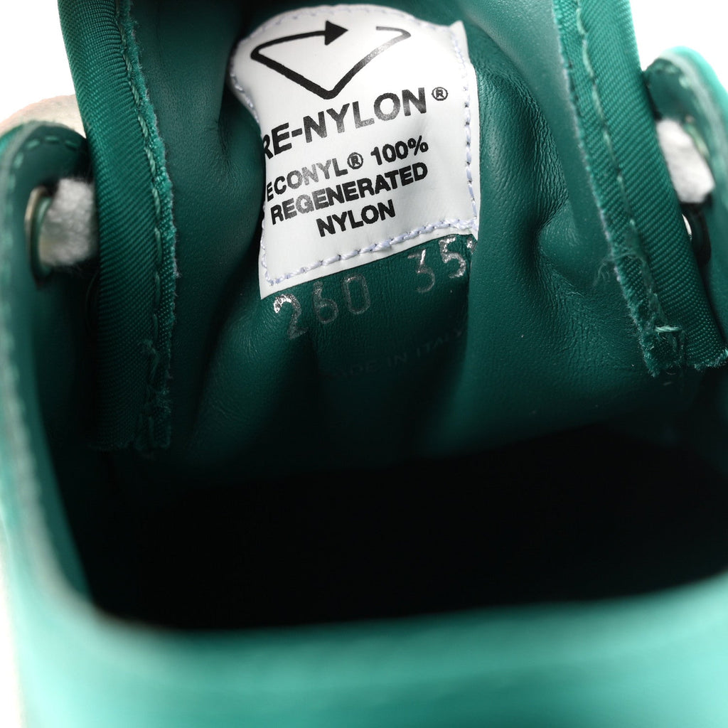 Prada Re-Nylon Gabardine Triangle Logo Double Wheel 50mm Women's Sneakers Assenzio