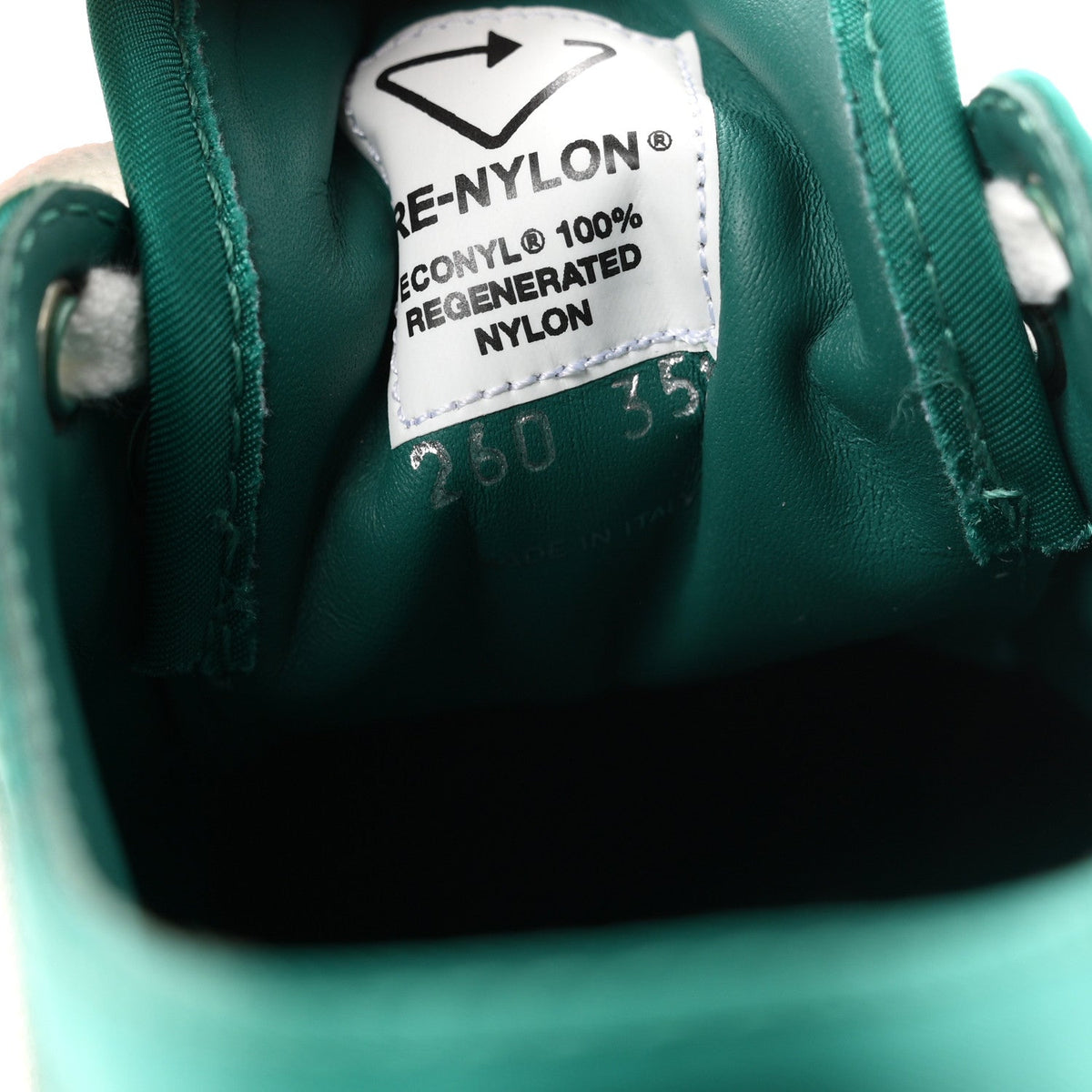 Prada Re-Nylon Gabardine Triangle Logo Double Wheel 50mm Women's Sneakers Assenzio