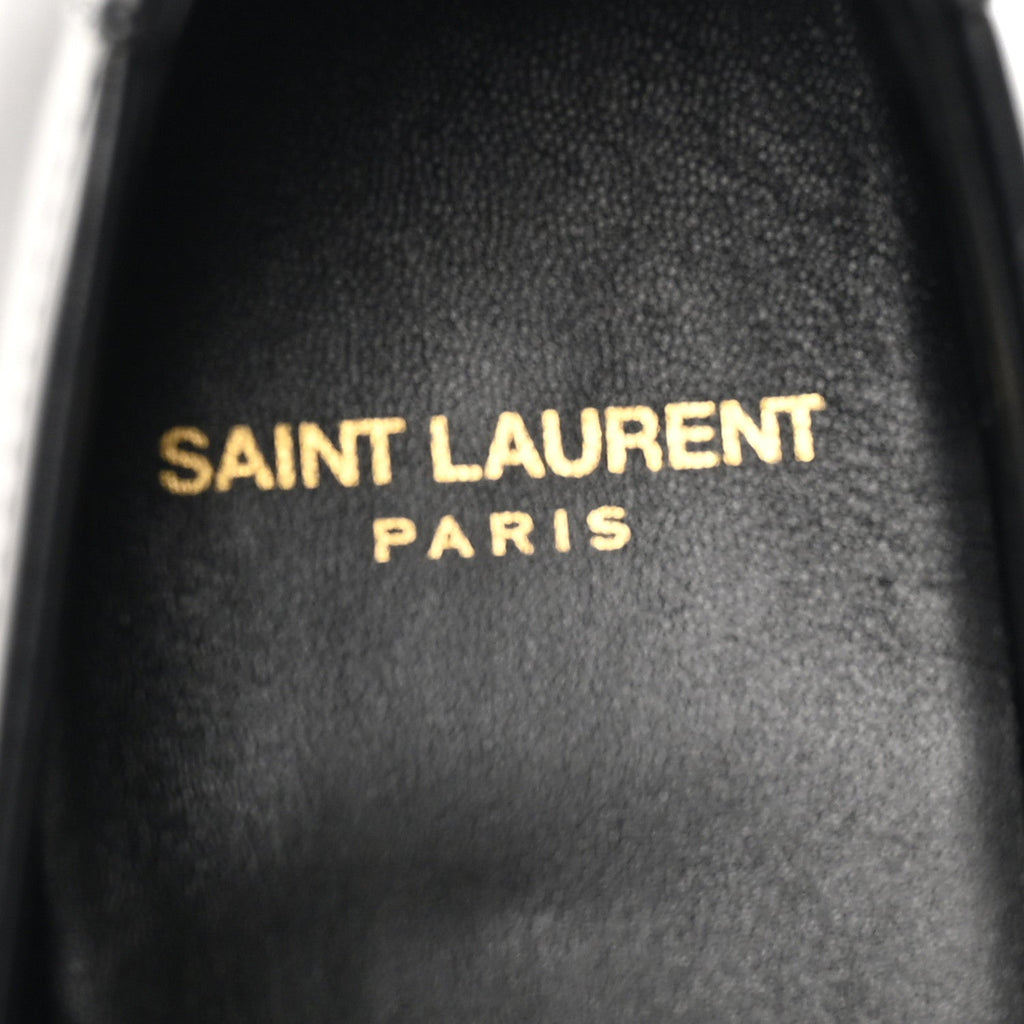 Saint Laurent Calfskin Men's Le Loafer 15 Moccasins 40 Black