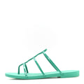 Hermes Rubber Women's Mykonos Sandals 36 Vert Tourmaline