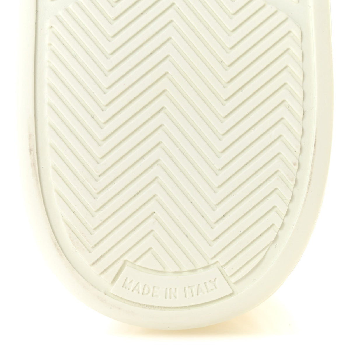 Chanel Grained Calfskin Fabric Women's Logo Sneakers 37.5 White