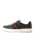 Gucci GG Supreme Monogram Men's New Ace Sneakers 9 Green