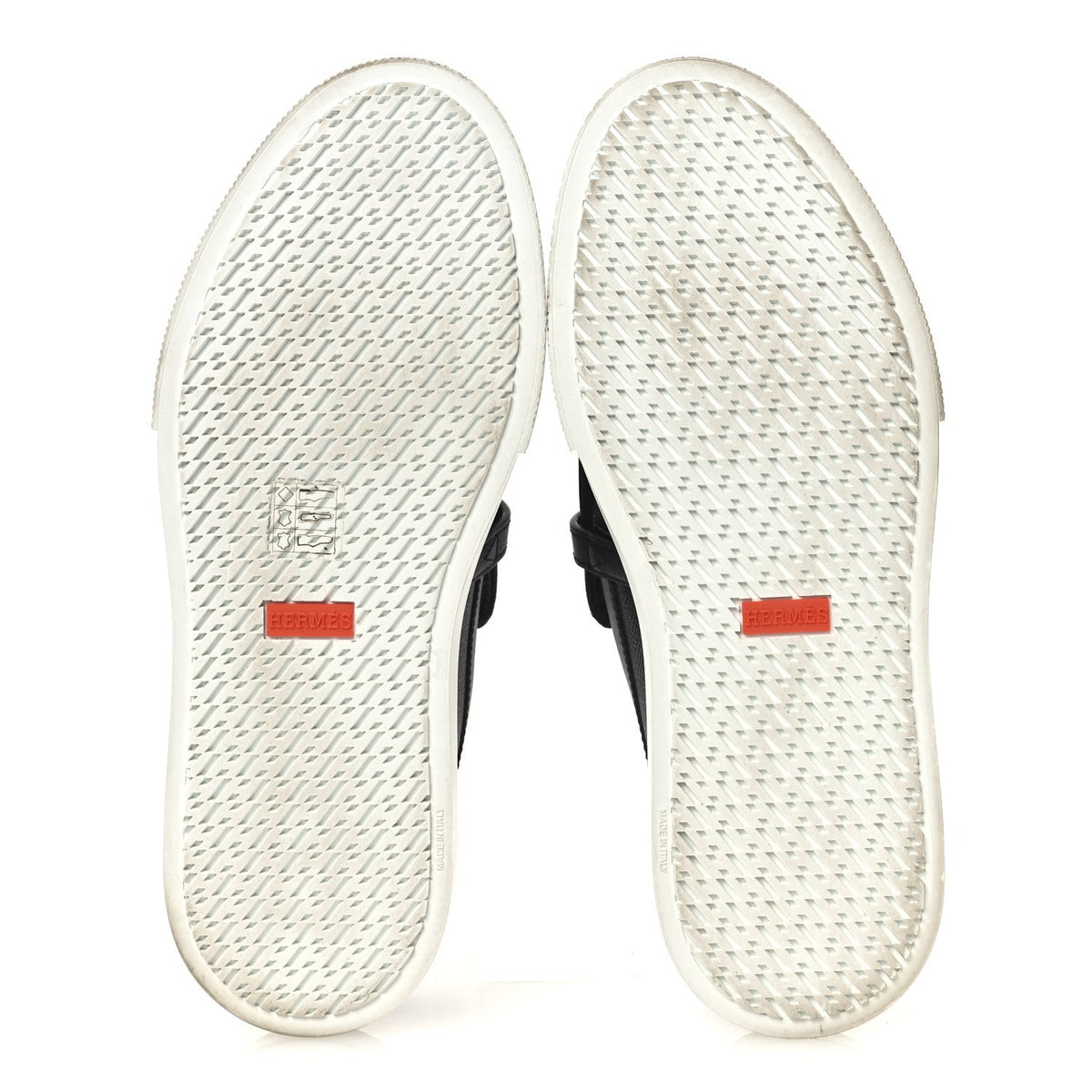 Hermes Calfskin Women's Game Slip On Sneakers 39.5 Black