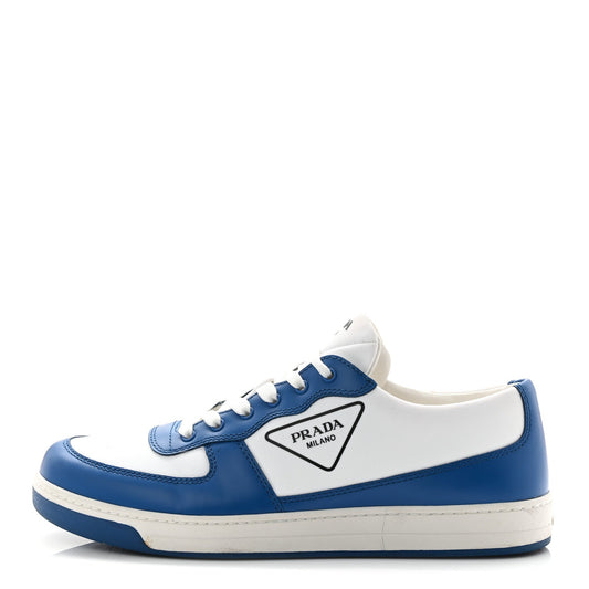 Prada Vitello Sport Spazzolato Downtown Women's Sneakers Black and White