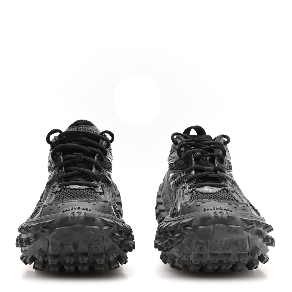Balenciaga Mesh Nylon Men's Monocolor Bouncer Sneakers 37 Black