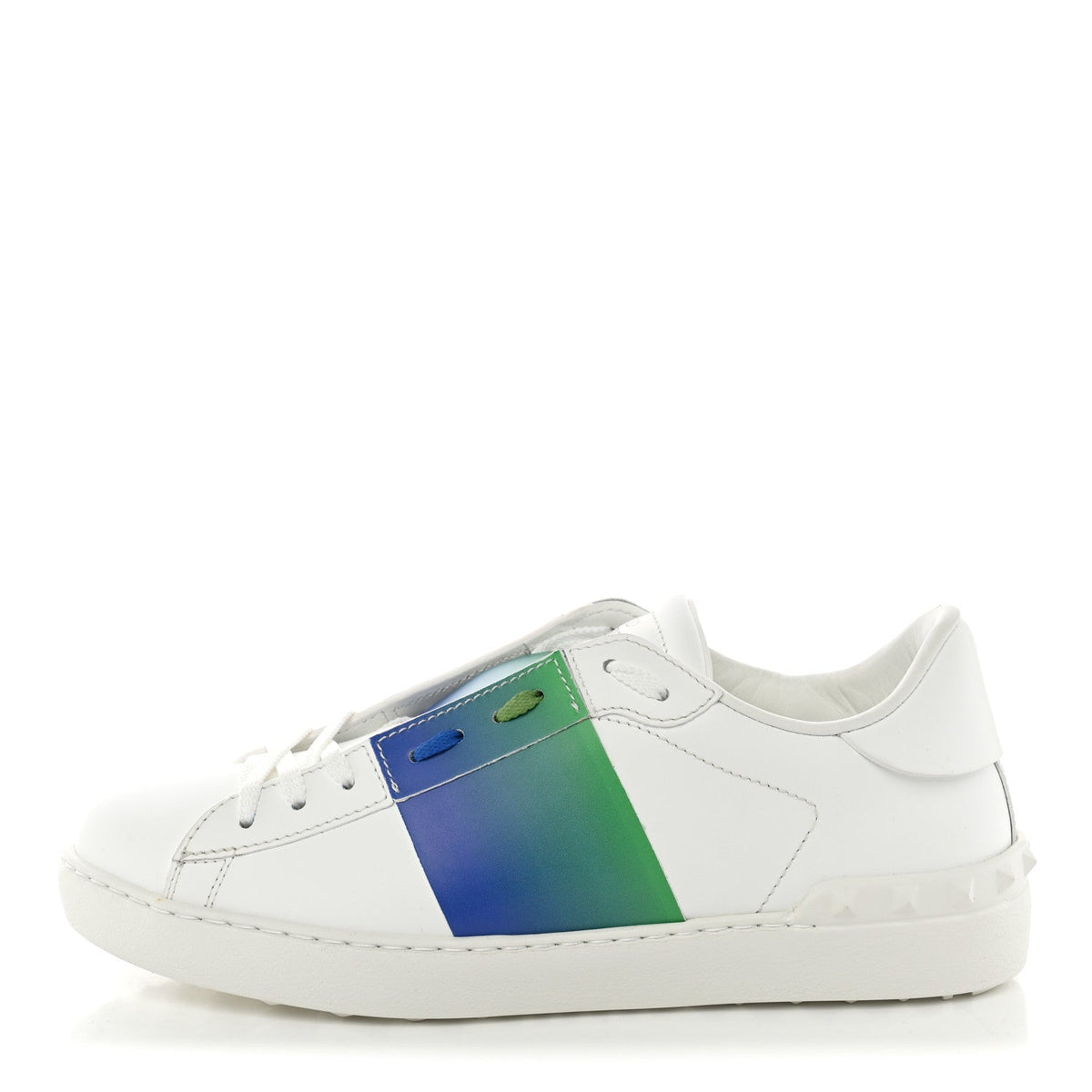 Garavanicalfskin Rockstud Untitled Open Sneakers Multicolor White