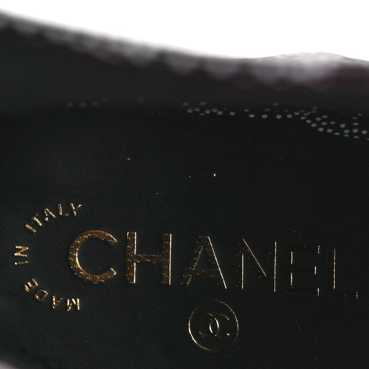 Chanel Calfskin Camellia Printed Women's Ankle Boots 38.5 Black White
