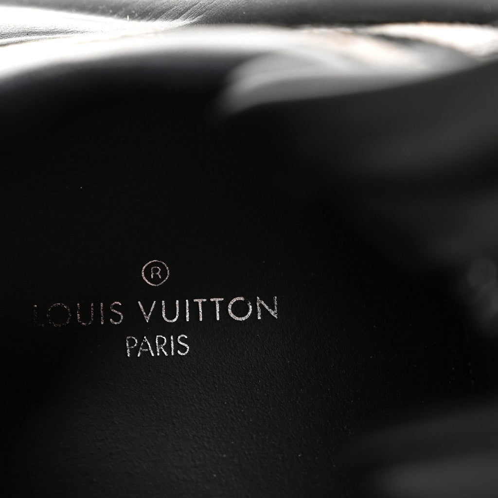 Louis Vuitton Calfskin Patent Monogram Women's LV Archlight Sneakers 37.5 Black
