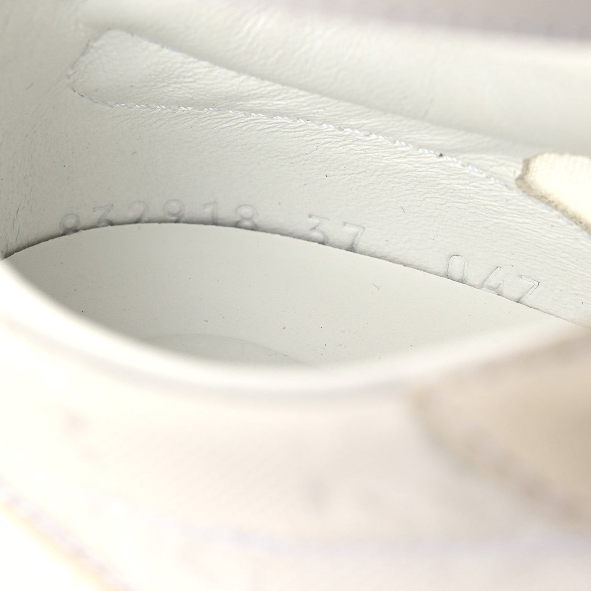 Gucci Suede Women's GG Monogram Web Re-Motion Sneakers 37 White