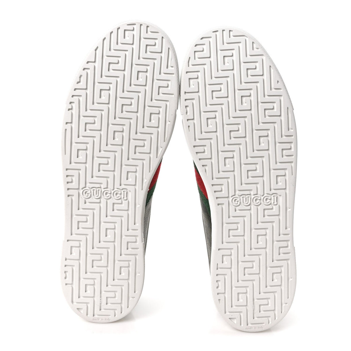 Gucci GG Supreme Monogram Men's New Ace Sneakers 9 Green