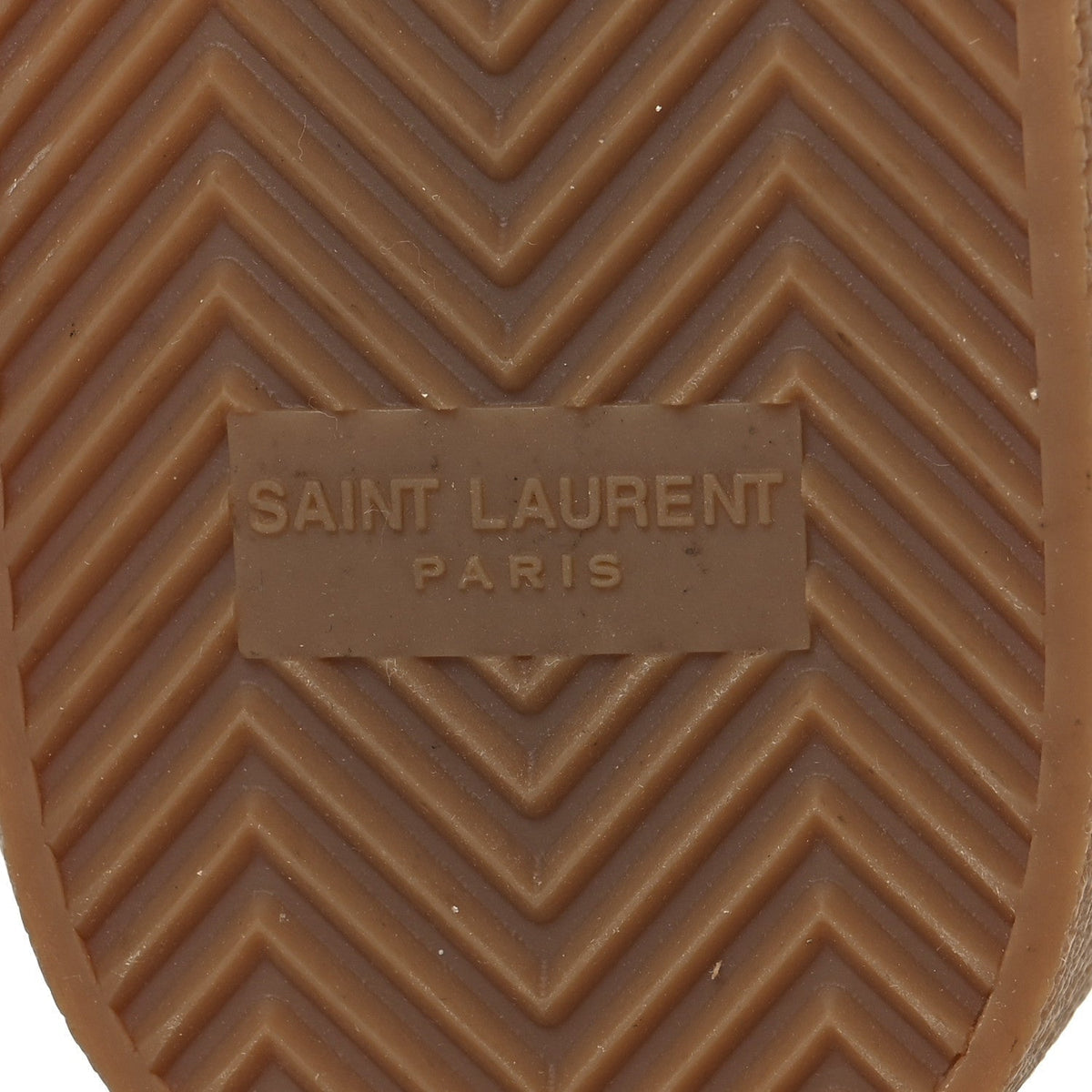 Saint Laurent Calfskin Embroidered Men's Court Classic Sneakers 42.5 White