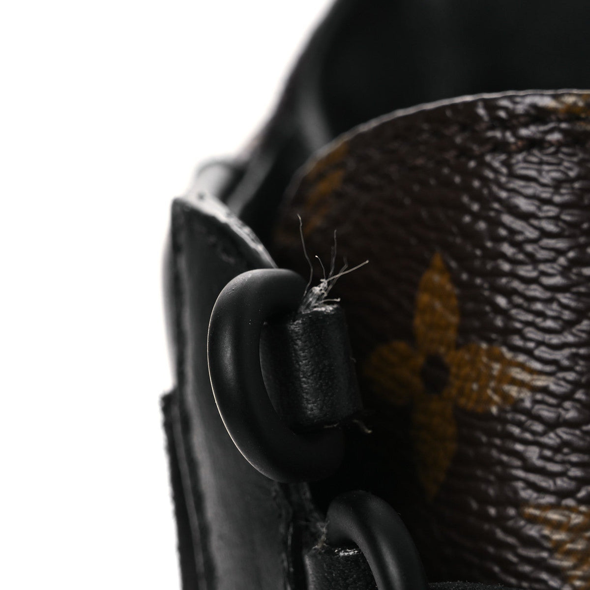 Louis Vuitton Suede Calfskin Monogram Women's Laureate Desert Boots 36 Black