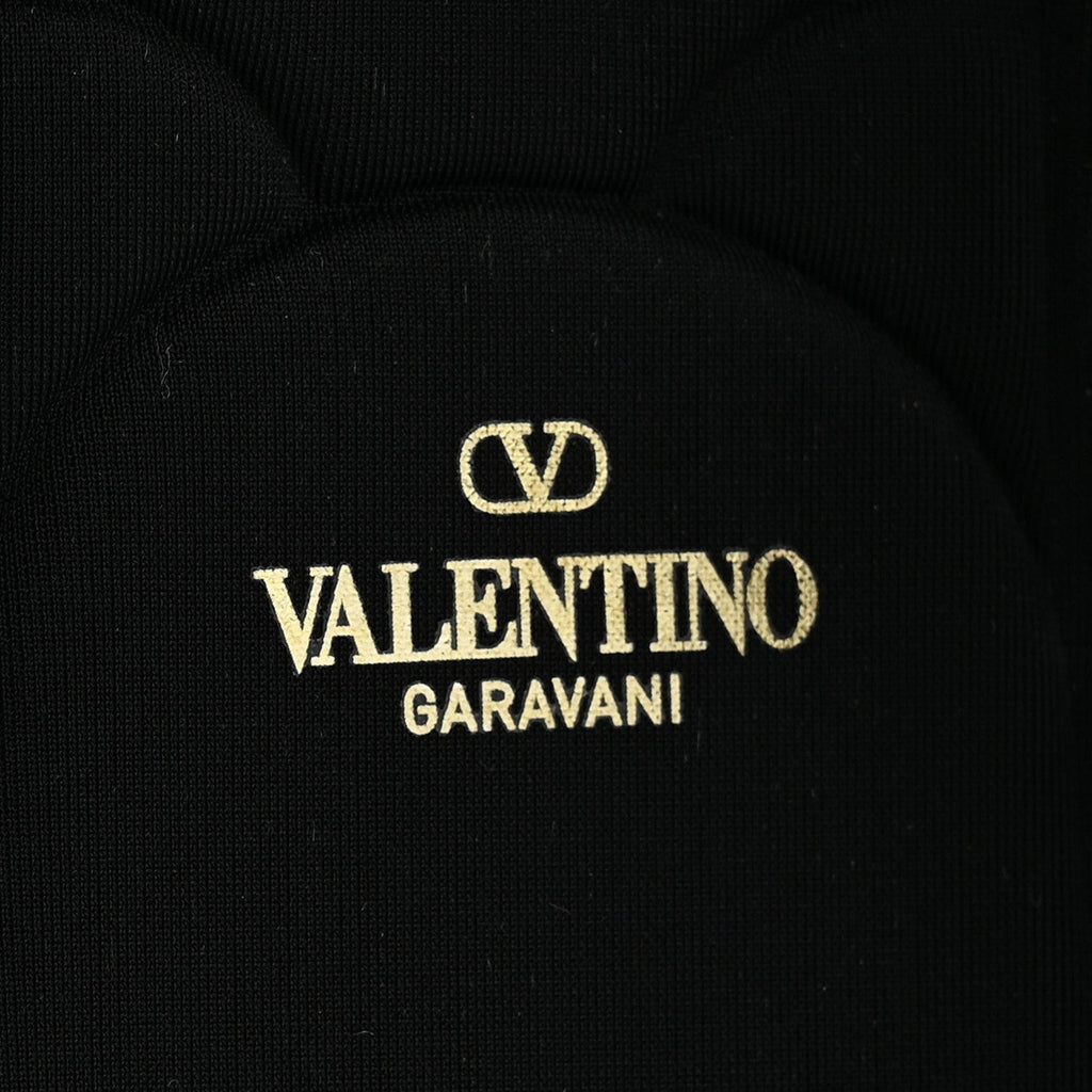 Valentino Garavani Rubber Women's VLogo Ondette Ballerina Flats 41 Black