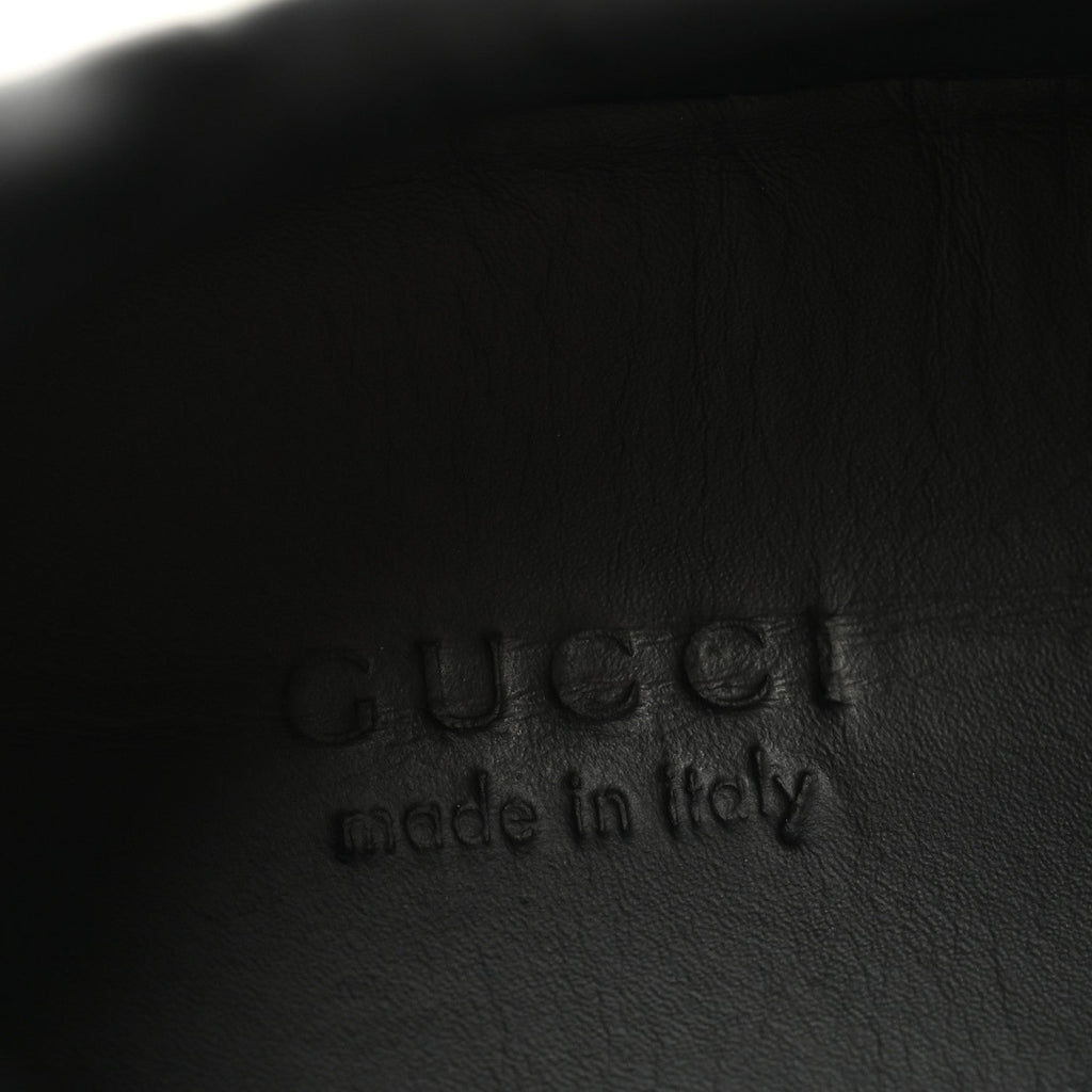 Gucci Calfskin Women's Re-Web Sneakers 37 Black White