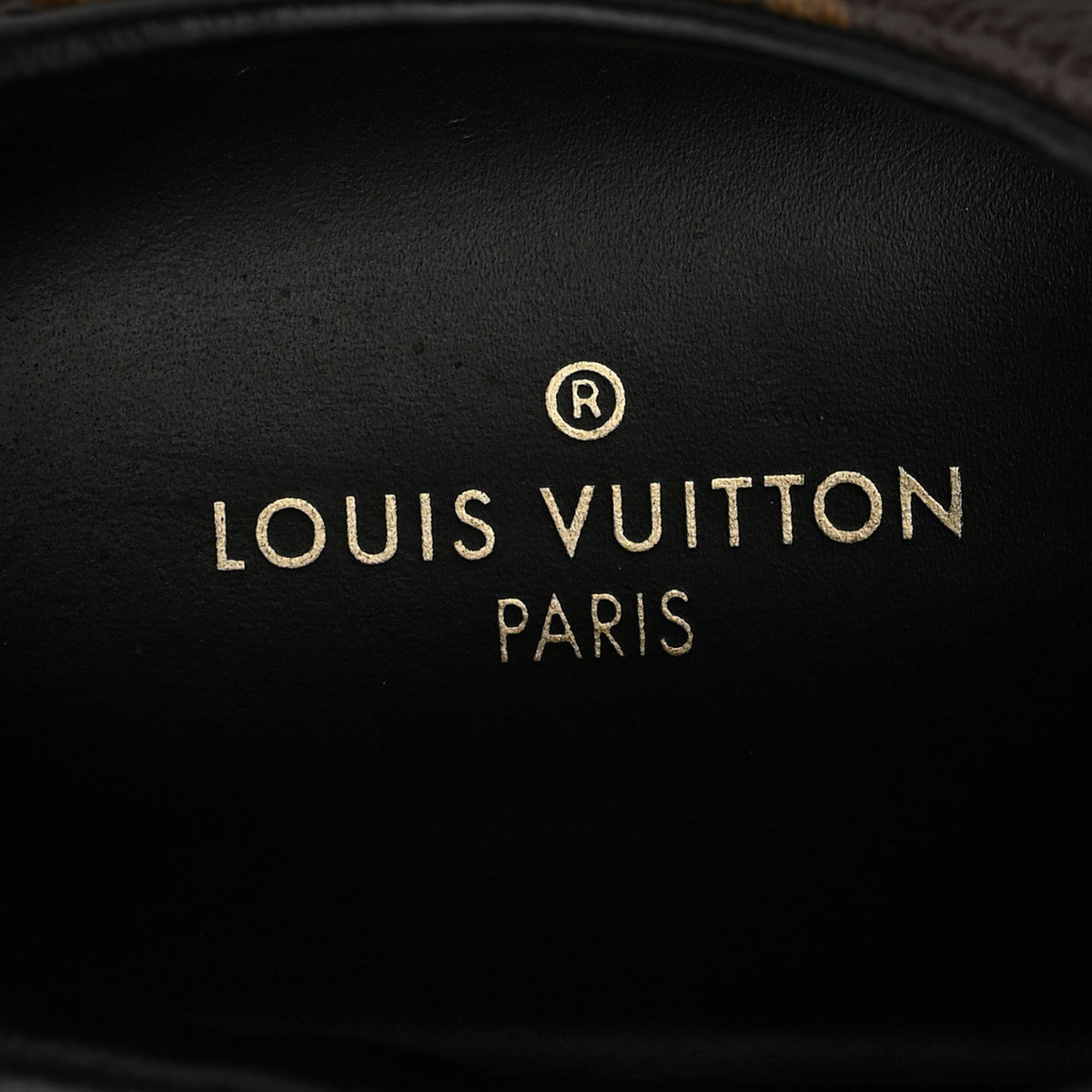 Louis Vuitton Patent Monogram Women's Frontrow Sneakers 37 Black