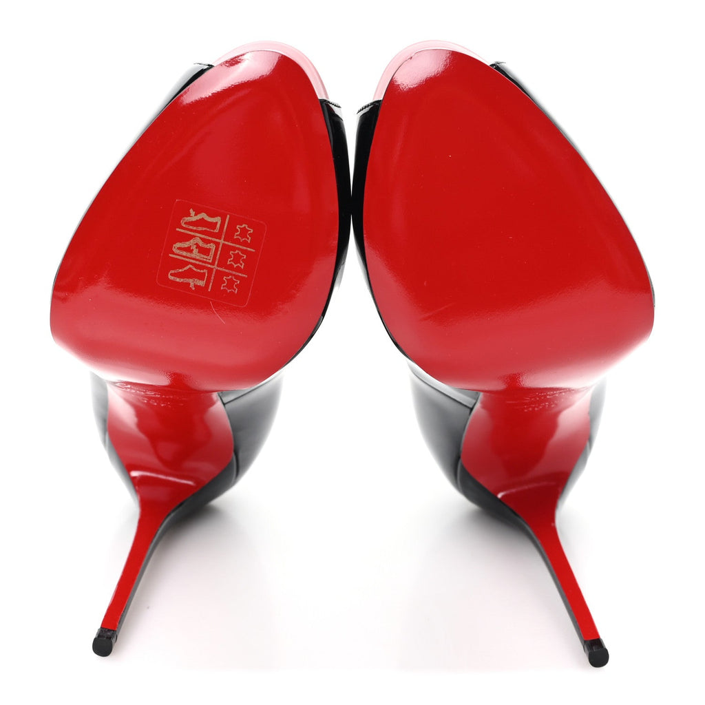 Christian Louboutin Patent Women's New Very Prive 120mm Pumps 35.5 Black